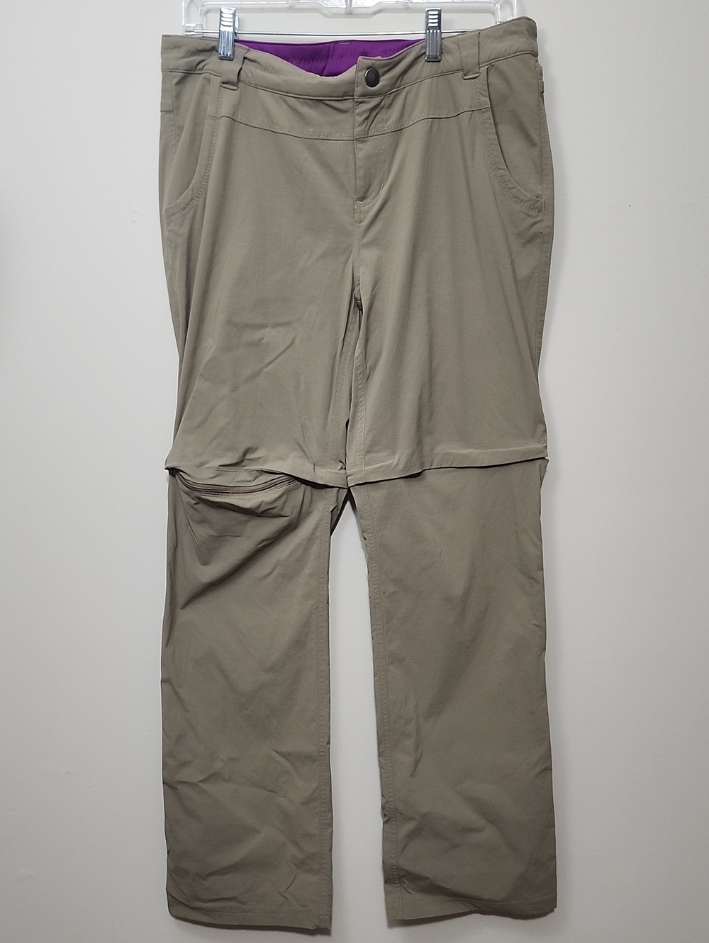Eddie Bauer Travex Convertible Hiking Pants Tan Beige Shorts Gorpocore Outdooor